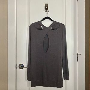 Athleta Gray Long Sleeve Top